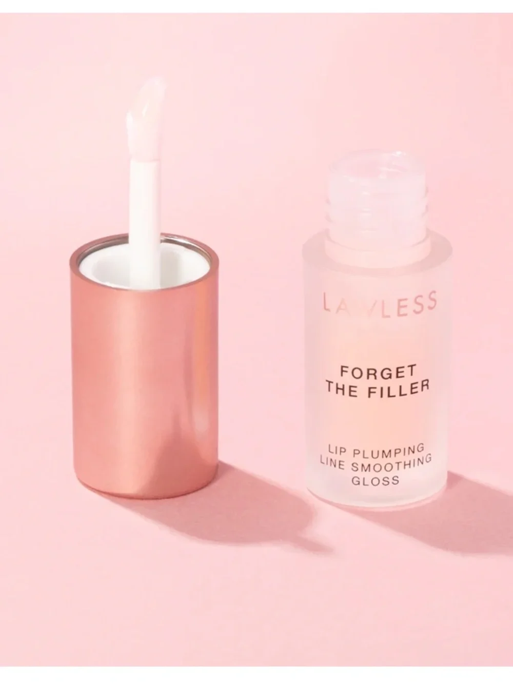 Lawless 'Forget The Filler' Lip Plumping Gloss - Rosy Outlook
